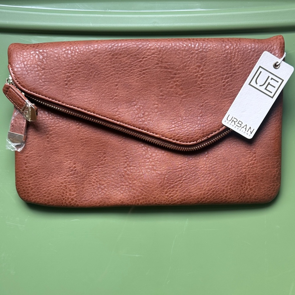 NWT Urban Expressions Tan Clutch